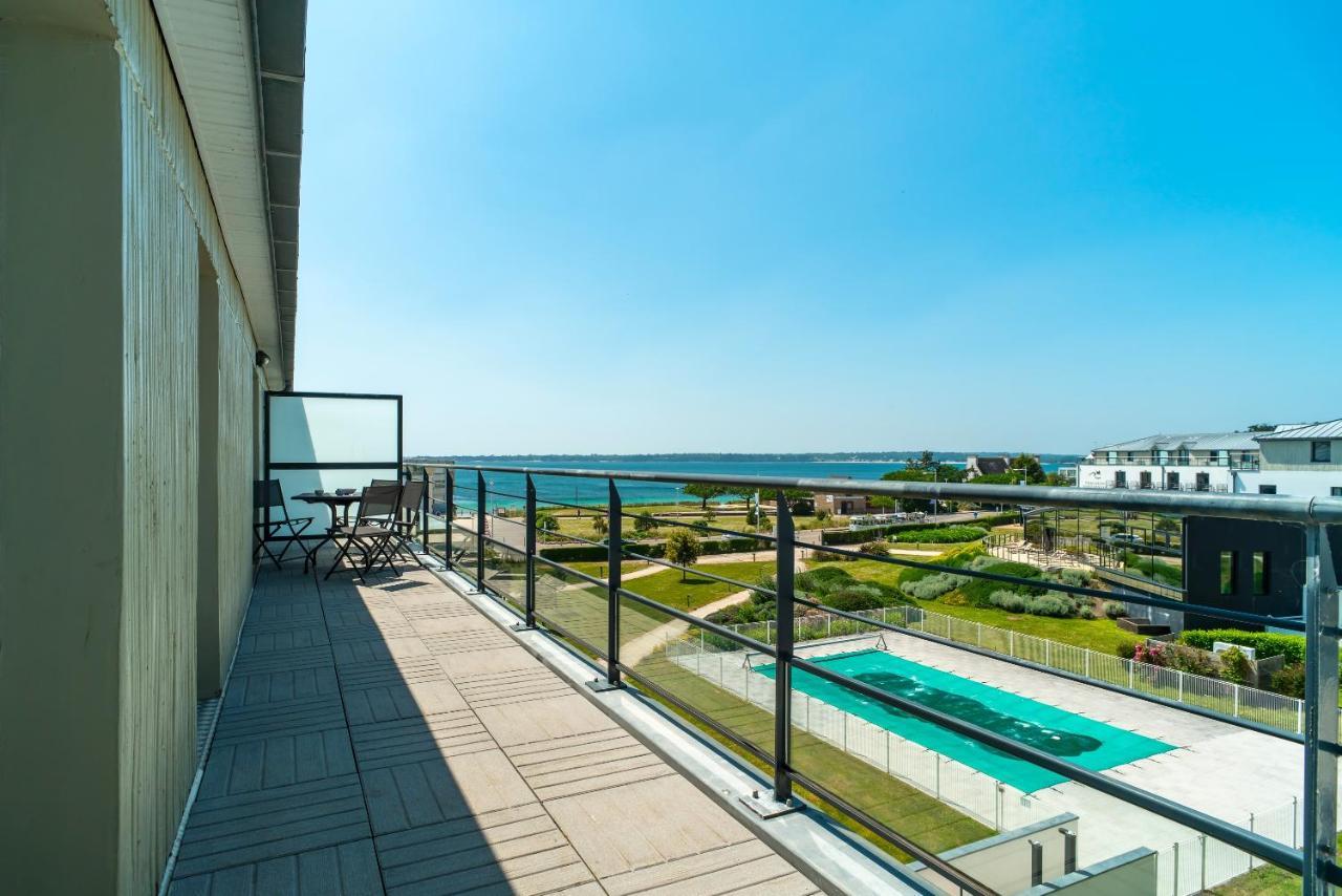 Les Thermes 530 - Vue Mer A 100M De La Plage 孔卡尔诺 外观 照片