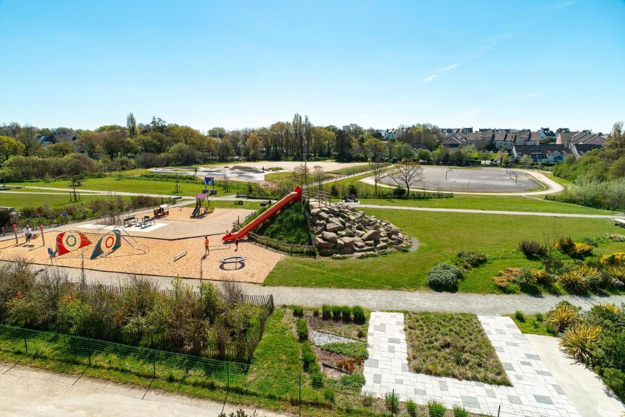 Les Thermes 530 - Vue Mer A 100M De La Plage 孔卡尔诺 外观 照片